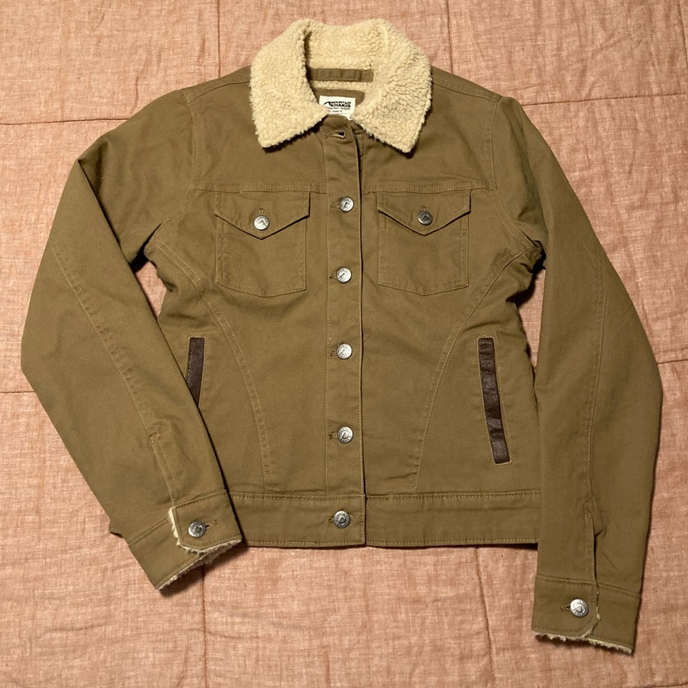 Mountain Khakis Sherpa Lined Trucker Jacket NWOT